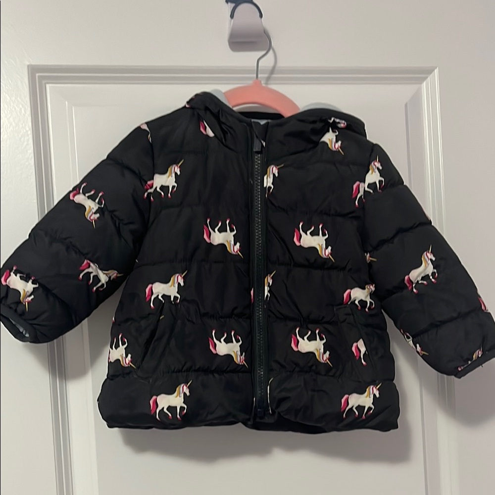 12-18 Months Unicorn Print Jacket